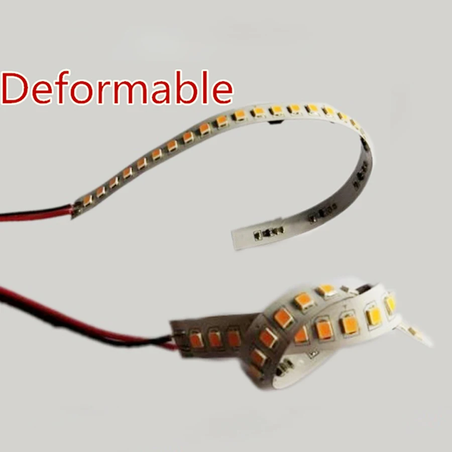 1 пара Задние Зеркала 18 см световой сигнал поворота янтарная лампа 32LED гибкая