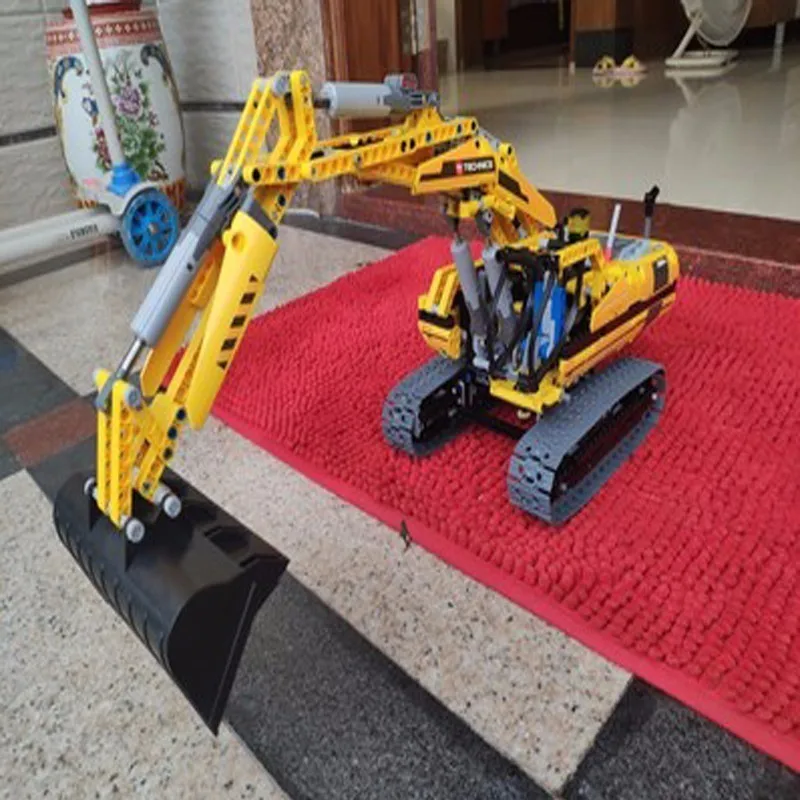 

Spelling 20007 And Technology Remote Group Excavating Machinery Spelling Insert Assembling 1123pcs Building Block Toys
