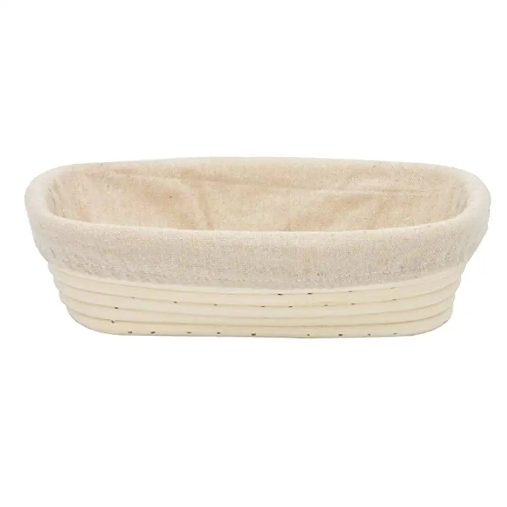 

Bread Basket Natural Rattan Proofing Basket Liner Round Oval Fruit Tray Dough Food Storage Container Organizer Baskets Practical