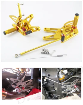 

CNC Adjustable Rearsets Foot Pegs Rear Set For Yamaha YZF-R6 2003-2004-2005
