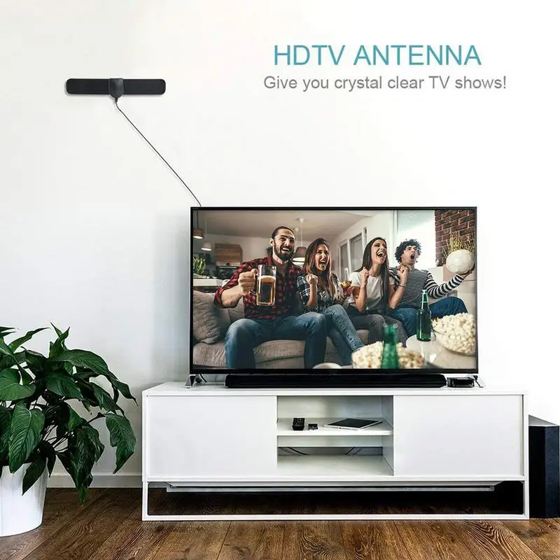1080P HD ТВ антенна DVB T2 ATSC 25 миль цифровой усилитель воздушная комнатная