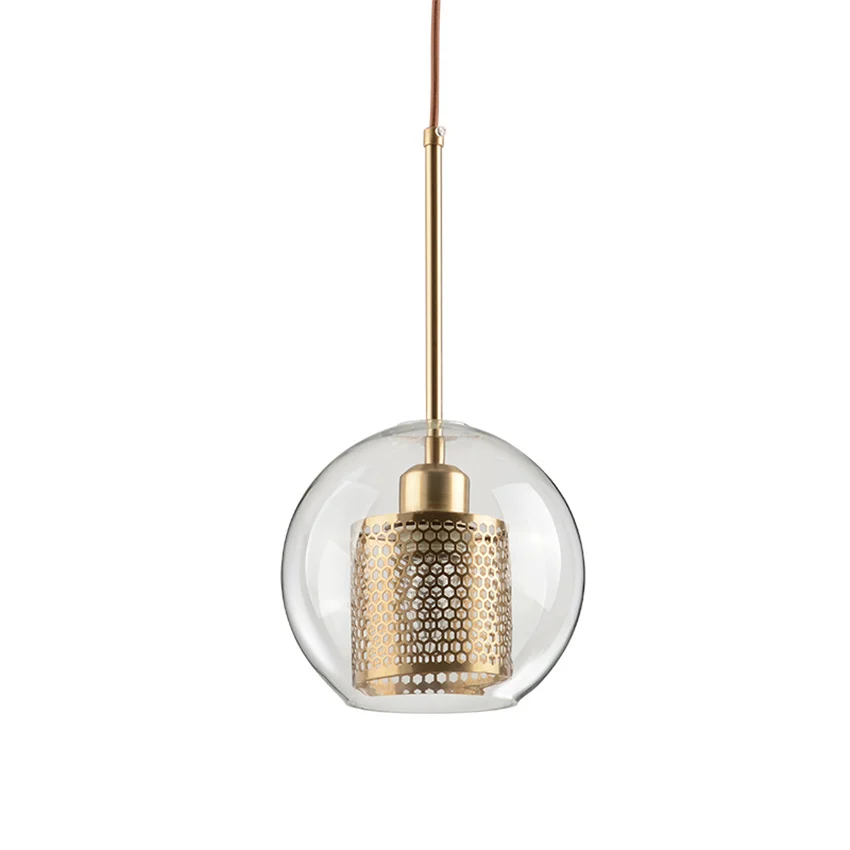 Скандинавские светодиодные стеклянные подвесные светильники скандинавские подвесные лампы для гостиной Лофт промышленный Декор кухонный светильник подвесной светильник