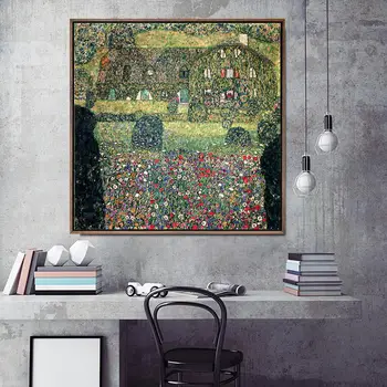 

Home Decoration Print Canvas Art Wall Pictures Poster Canvas Printings Paintings Austrian Gustav Klimt Farmhouse