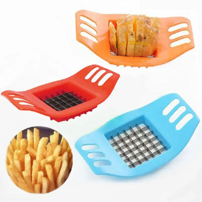 

Stainless Steel Potato Cutter French Fry Cutter Potato Vegetable Slicer Chopper Kitchen Accessories Kitchen Tools Gadgets