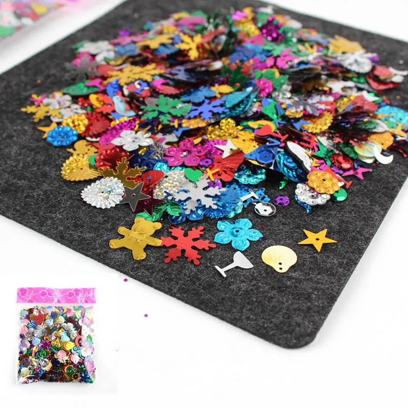 

Paillette Sewing Crafts Decor Beads Shaped Loose Sequins Pearl Sequins DIY Accessory Flat Round DIY Apparel Sewing Fabric