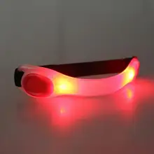 Outdoor Steady Flashing LED Luminous Glare Glow Light Armbands Warning Arm Belt Strap Sport Jogging Running Cycling Safety Bands