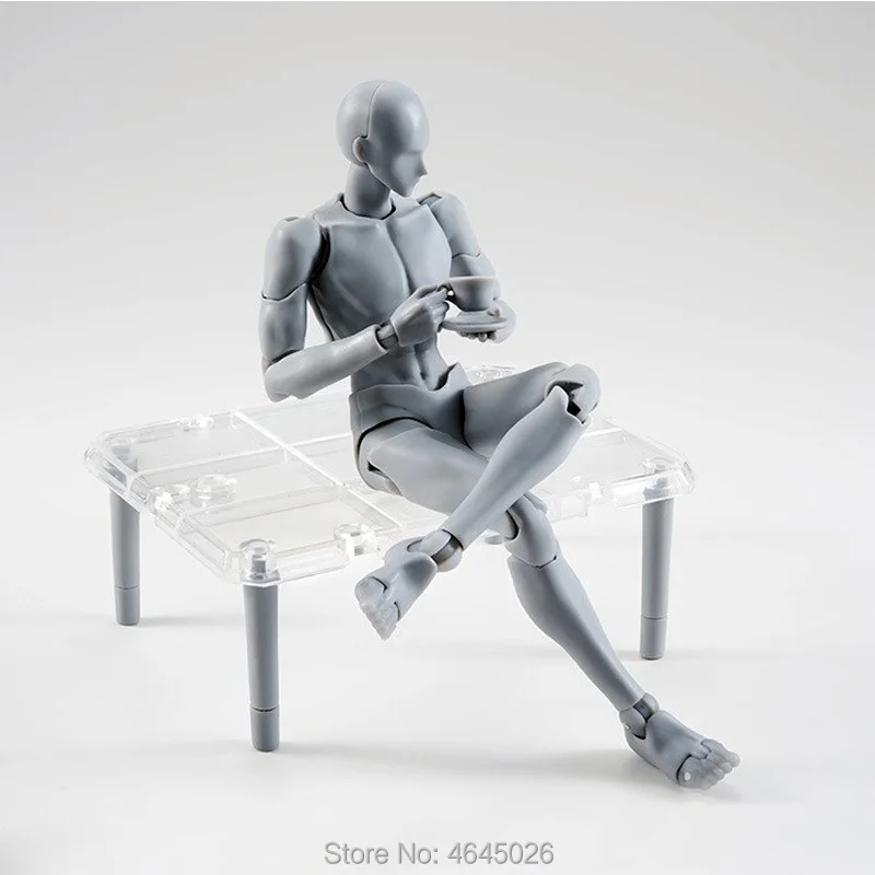 Фигура Figma KUN ПВХ фигурка тела CHAN DX набор Archetype кукла для взрослых Серый Черный