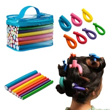 42 шт. мягкие Волшебные поролоновые бигуди для волос Лот бигуди цилиндрические щипцы для завивки волос DIY инструмент для укладки аксессуары губка для завивки волос для женщин s