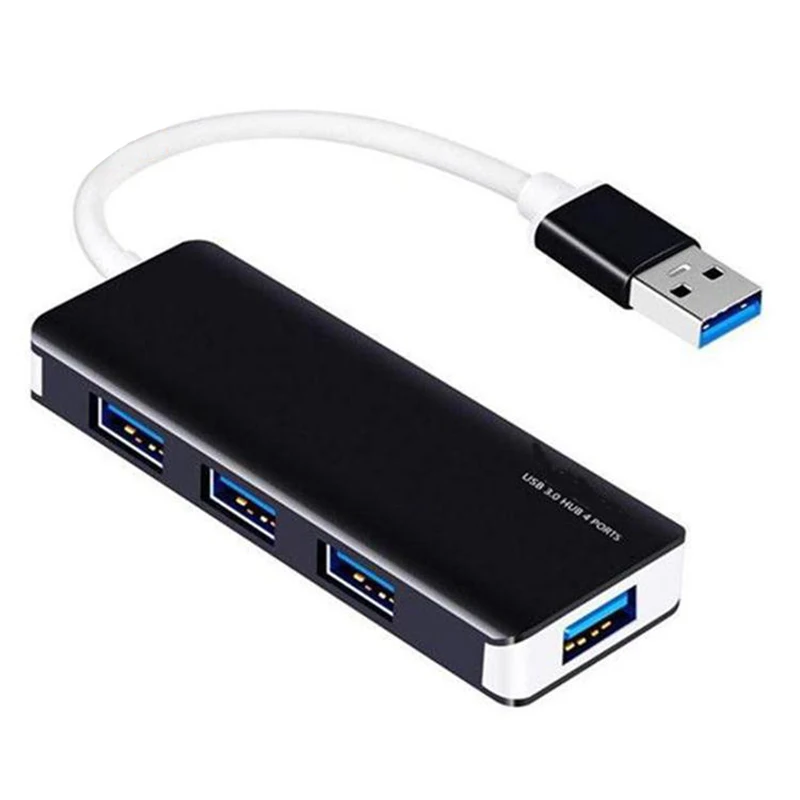 Новый Usb3.0Hub Hub 4 Порты и разъёмы Usb разветвитель один для четырех Usb3.04 Порты и разъёмы концентратора