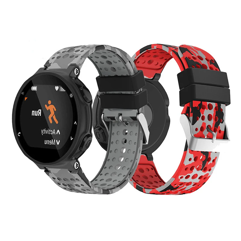 

Straps for Garmin Forerunner 220/230/235 Silicone Smart Watch Replacement Strap Band Belt Printing Casual Sports Bracelet