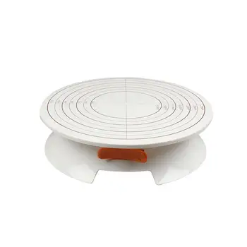 

Snap Buckle Fixable Cake Turntable Stand Light Stable Cake Turntable DIY Turntable Baking Tool
