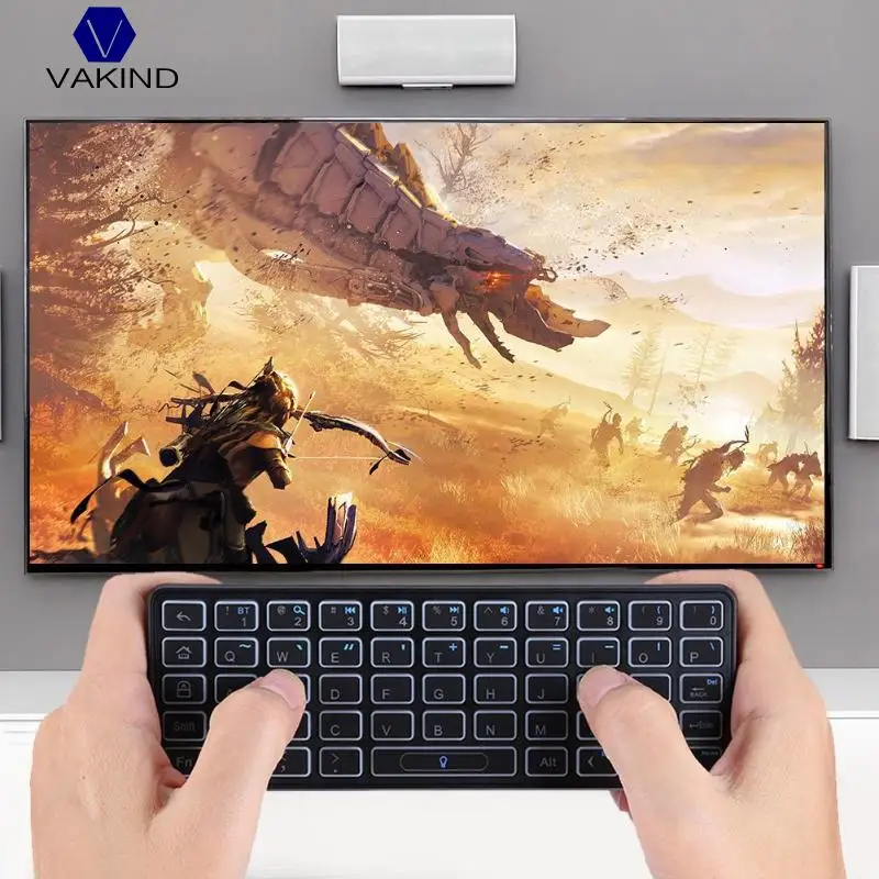 

KP-810-73 Mini Wireless Bluetooth Keyboard Air Fly Mouse Mice Remote Computer Keyboard for Xiaomi Set-top Box