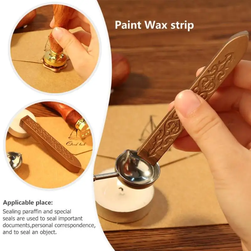 

Delicate Sealing Wax Stick Retro Seal Stamps Letter Wedding Invitations 90*11*11mm Vintage Cord Wick Vintage Sealing Wax Sticks
