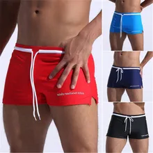 Пикантные Для мужчин удобные трусы боксер Плавание ming Плавание шорты Мужские Шорты для купания Плавание носить брюки мышцы фитнес брюки для бега