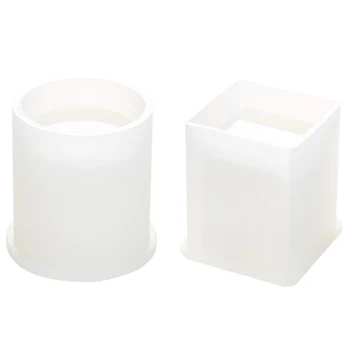 

New Transparent Silicone Mould Dried Flower Decorative Craft Diy Storage Pen Holder Mold For Jewelry