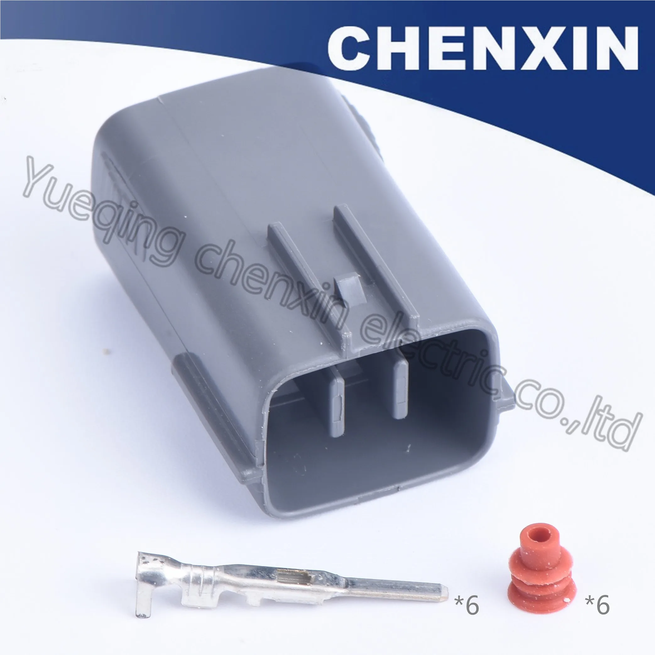 

Gray 6 pin Accelerator Throttle Pedal Electronic Connector EGR Plug(2.2) male, including terminals seal waterproof plug6195-0024