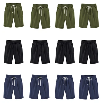 

Casual Knee Length Waist Shorts Curling Loose Shorts Fashion Women Drawstring Elastic Dropshipping