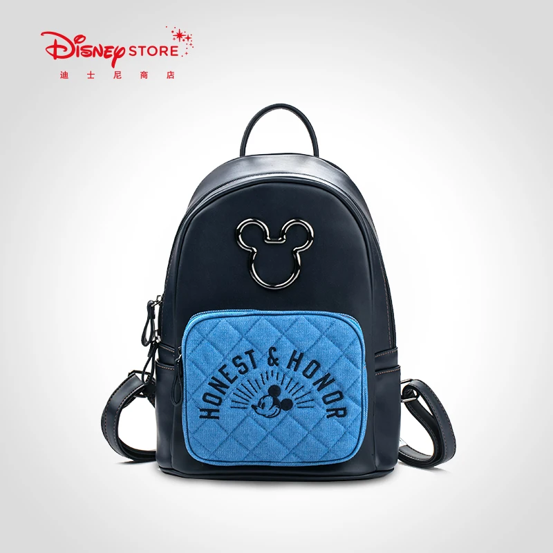

Disney Fashion Denim Blue Denim Mickey Diaper Bags Women's Casual Trends New Bags Women's Leisure Trends New Bags