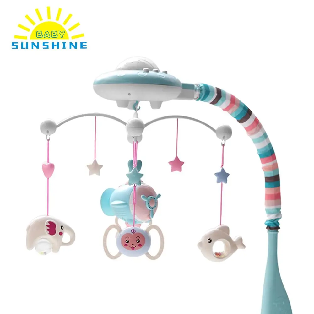 

Baby Crib Mobile Musical Bed Bell Hanging Toy with Remote Control bed bell includes songs and stories and music for Newborn Gift