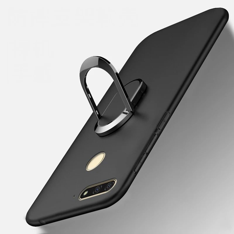 Чехол для Huawei Y6 Prime 2018 Роскошный чехол 5 7 дюйма мягкий черный силиконовый