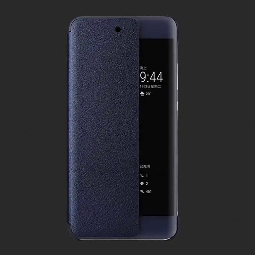 Кожаный флип чехол KISSCASE для Huawei Honor 8X Nova 3i 3 Y6 2018 умный зеркальный кожаный