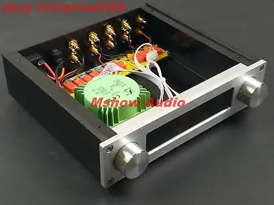 

Stereo Remote Volume Control Relay 128 Steps preamp pre-amp HIFI audio 4 ways IN 1 OUT for amplifier amp