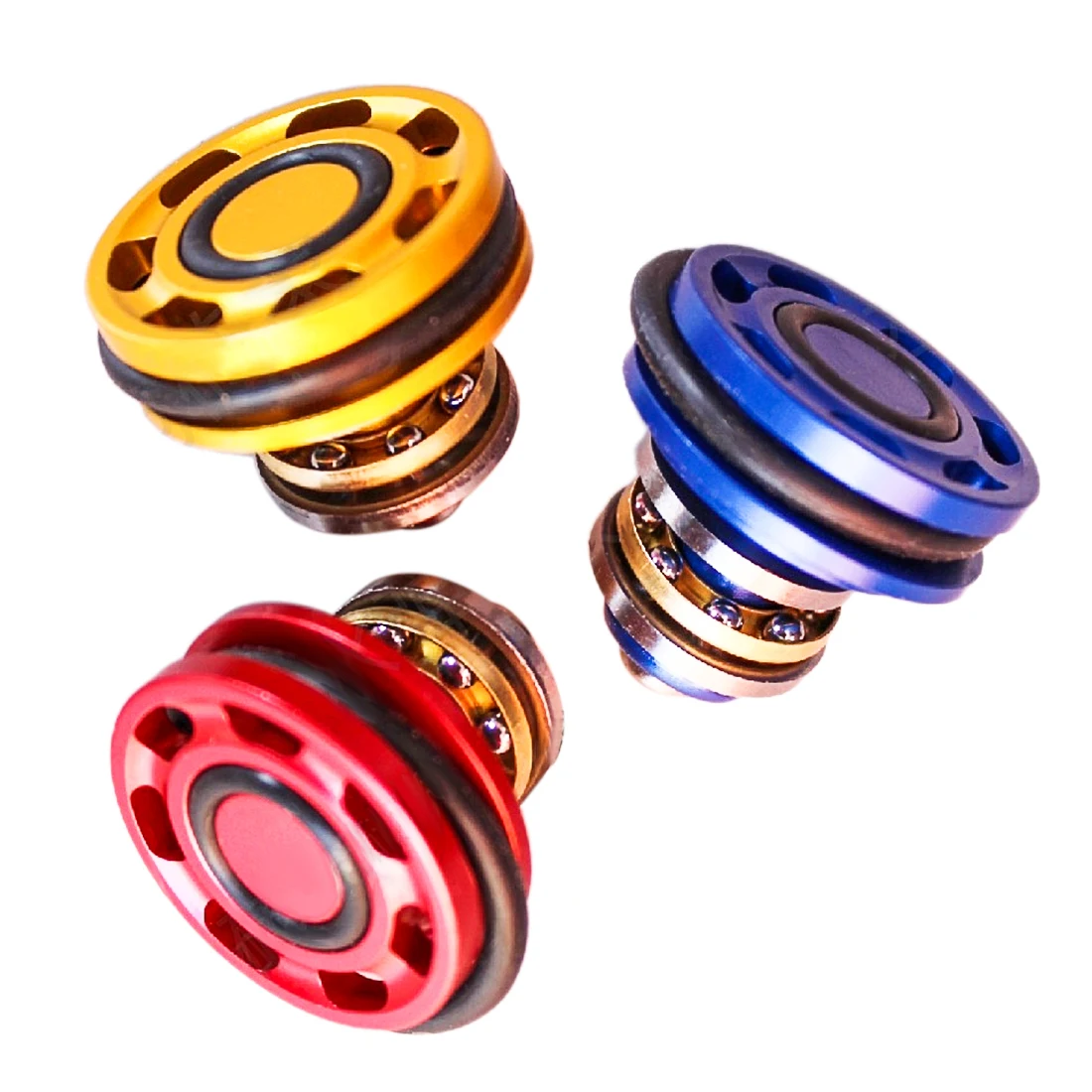 

3 Color Water Gel Blaster Strong Wind Dual Seal Extra-large Flow Piston Head For Jm 8/jm 9/qd Gearbox Modification Upgrade