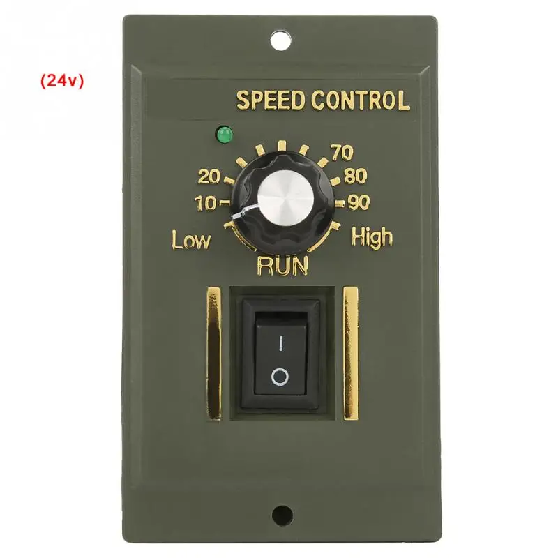

120W DC Permanent Magnet Motor Adjustable Speed Controller Input 220V AC Output 0-24V Speed Controller Snelheidsregelaar