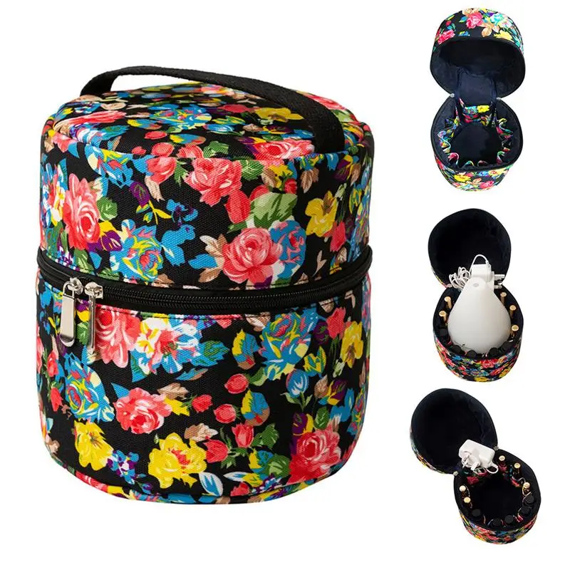 مستحضرات تجميل للنساء حقيبة زيت طبيعي الناشر تحمل حالة زجاجات حقيبة للتخزين ل زيت طبيعي الكرة زجاجة المحمولة الحاويات