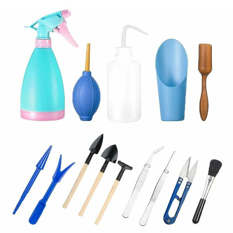 

14pcs Set Succulent Plant Potted Tools Shovel Rake Gardening Combined Tool Kit