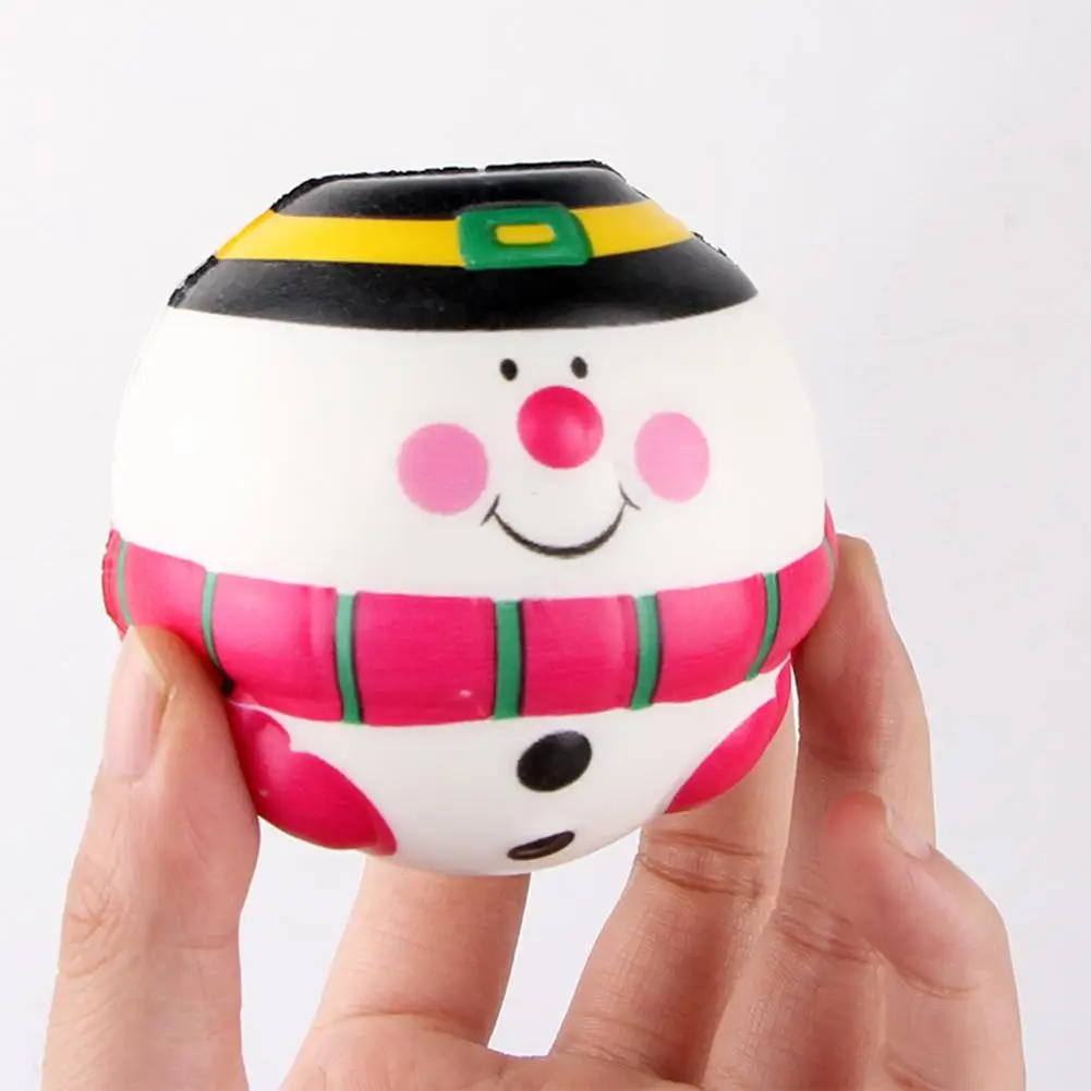 Нет 6 см ПУ Санта Клаус/Снеговик мяч Squishies замедлить рост игрушки куклы снятие стресса игрушка