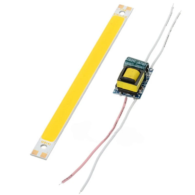 CLAITE COB Светодиодная панель чипа 5 Вт 10 DC12V 2000лм 120х10мм DIY светодиодный чип с