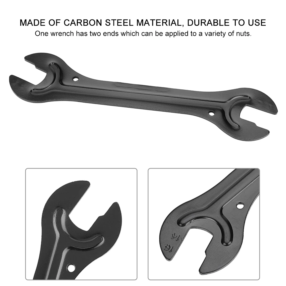 Карбоновый стальной велосипед инструмент для ремонта велосипеда конусный гаечный ключ велосипедов головного открытый ключ осевая Ступица колеса конический шестигранный ключ 2 шт