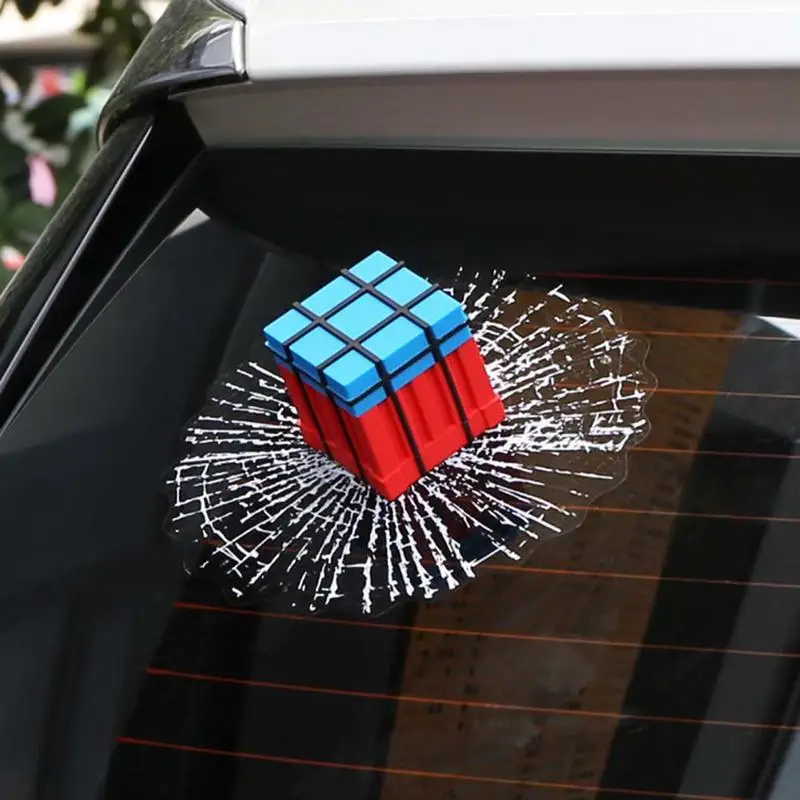 

For PUBG 3D Stickers Airdrop Supply Box And Grenade Crack Style Stickers