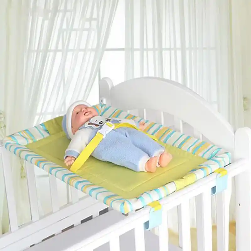 over crib changing table