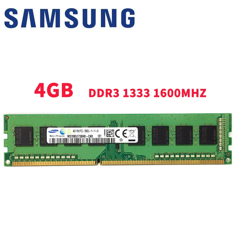 ПК SAMSUNG 4G 4GB 8gb PC3 DDR3 10600 12800 U 1333 1600 MHZ 1333mhz 1600 MHZ настольный компьютер Память RAM Memoria модуль