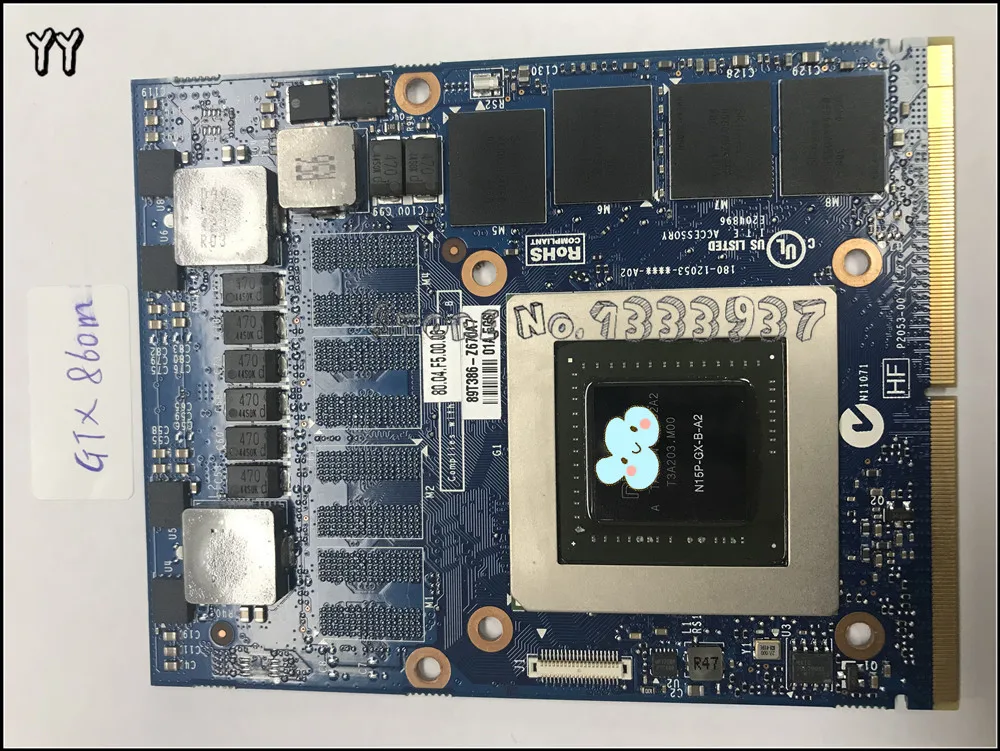 Best J0M0K CN 0J0M0K N15P GX B A2 GTX860M GTX 860M MXM 3.0 DDR5 2GB VGA Video Graphics Card For DELL M17X R5 M18X R3 laptop