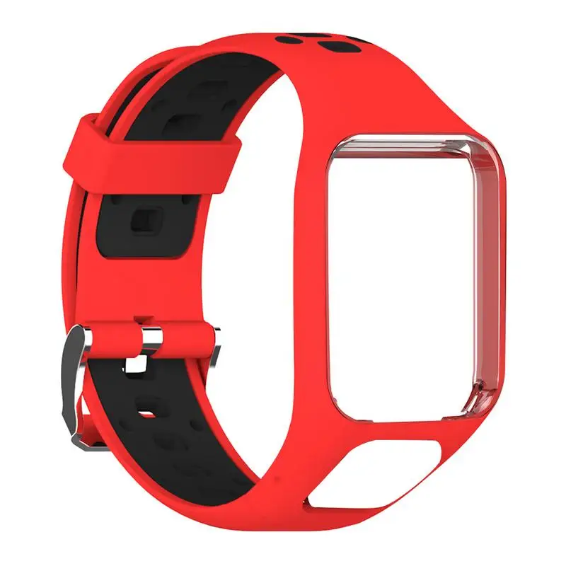 Ремешок силиконовый сменный для часов TomTom 2 3 Series Runner Spark Golfer Adventurer