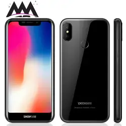 Doogee X70 смартфон 3G 4000 мАч 5,5 "19:9 полный экран Android 8,1 2 ГБ Оперативная память 16 ГБ Встроенная память MTK6580A 8MP двойной камеры заднего вида