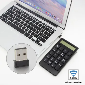 

CHYI Numeric Keyboard Mini Wireless Rechargeable ErgonomicWaterproof External Portable Keypad For Notebook Macbook