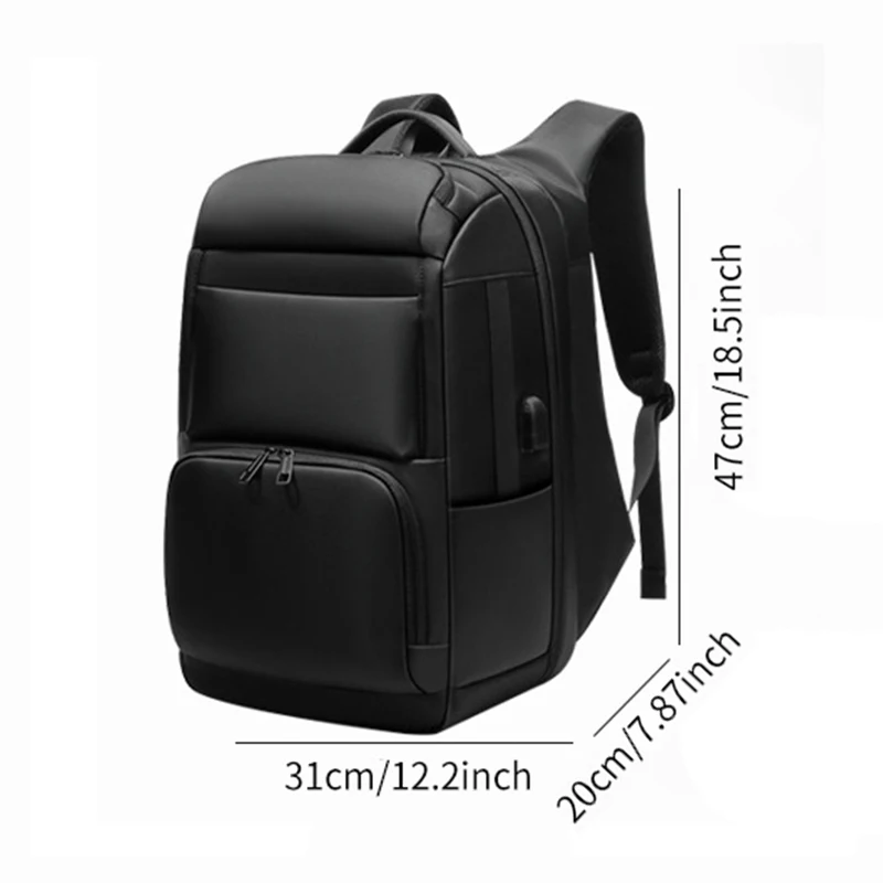 Мужской рюкзак для путешествий, Большой Вместительный рюкзак для подростков, мужская сумка с защитой от воровства, usb зарядка, 15,6 дюймов, рюкзак для ноутбука, водонепроницаемые сумки на плечо