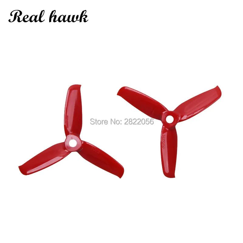 2 Paar 6 Kleuren Gemfan 3052 3.0X5.2 Fpv Pc 3 Propeller Prop Blade Cw Ccw As Door De machine Meer Speciale Motor 1306-1806