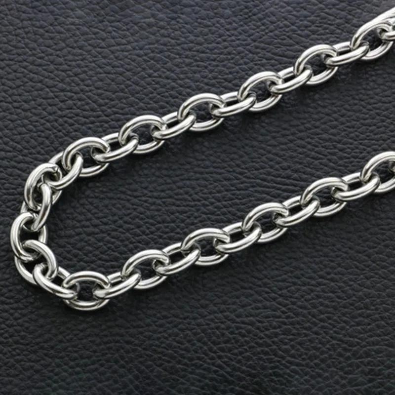 Stainless Steel Non weld Thick Wide Cross Chain Loop Chain Large O