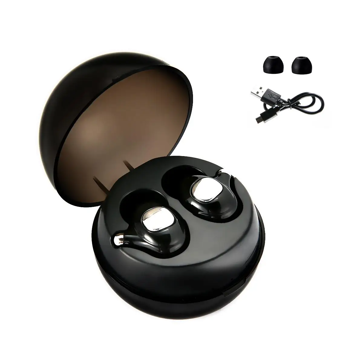 

Wireless Bluetooth Earphones Sport 3D Stereo Wireless Bluetooth Earbuds Noise Cancelling Sweatproof Earphone