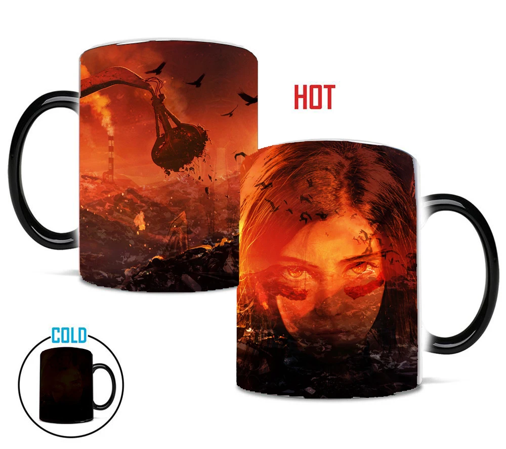 

Alita: Battle Angel coffee Mug changing color mugs milk mug cup best gift for your friends drop shipping