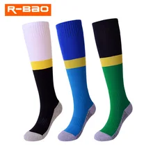 R-BAO Hot Sale 1 Pair Sports Socks Knee Legging Stockings Soccer Baseball Football Socks Over Knee Ankle Boy Girls Kids Socks pair of hot sale letter pattern football stockings athletic socks for men