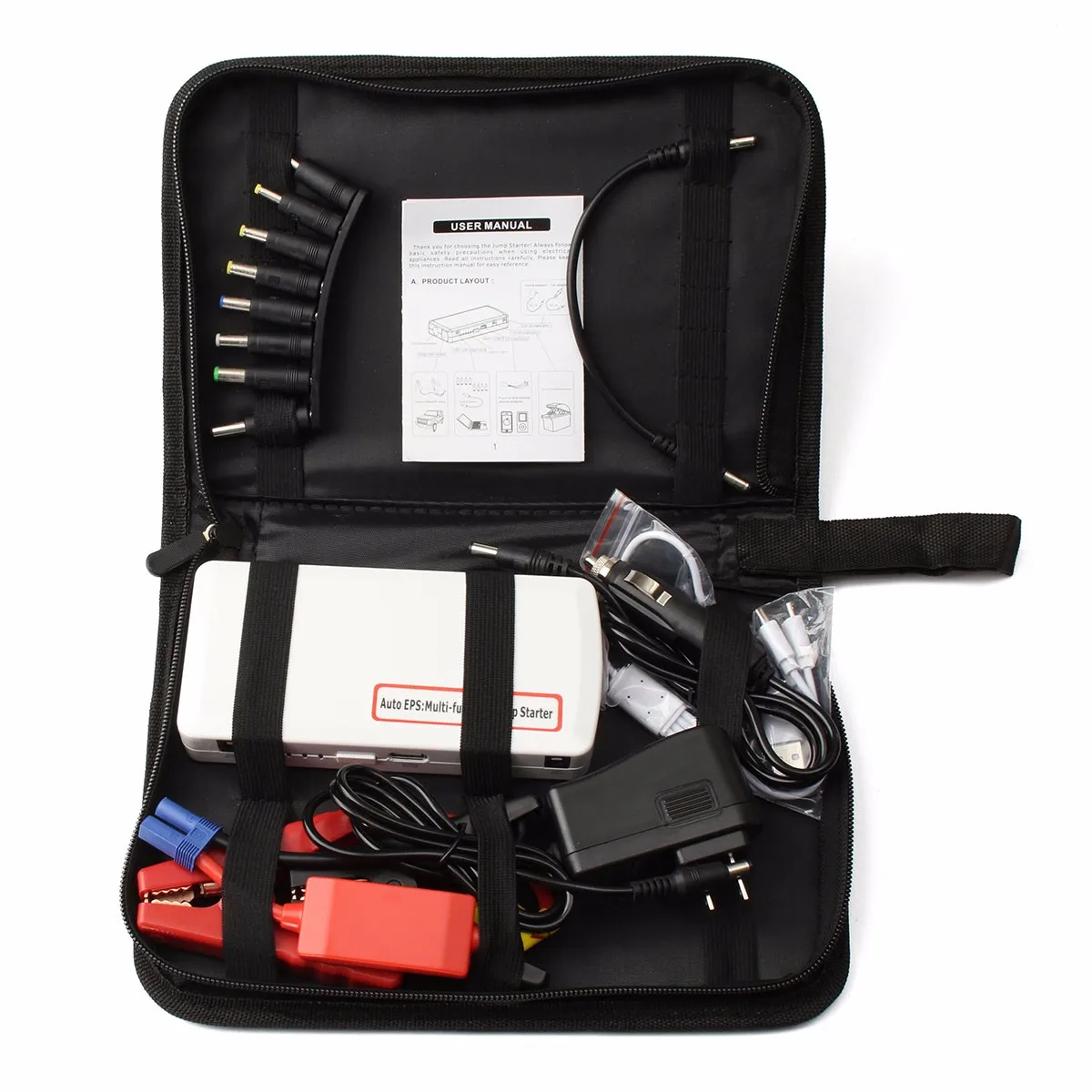 Multi-function 20000mAh Car Jump Starter 1200A Portable Starting Device Booster Power Bank 12V Car Charger Car Battery Buster