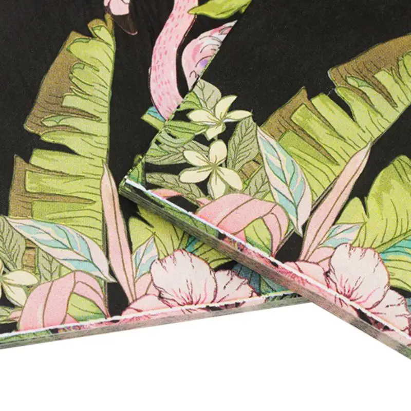 20 шт красочные печати Фламинго шаблон бумажные салфетки большого размера Салфетки настольные украшения для вечеринок и мероприятий 33*33 см