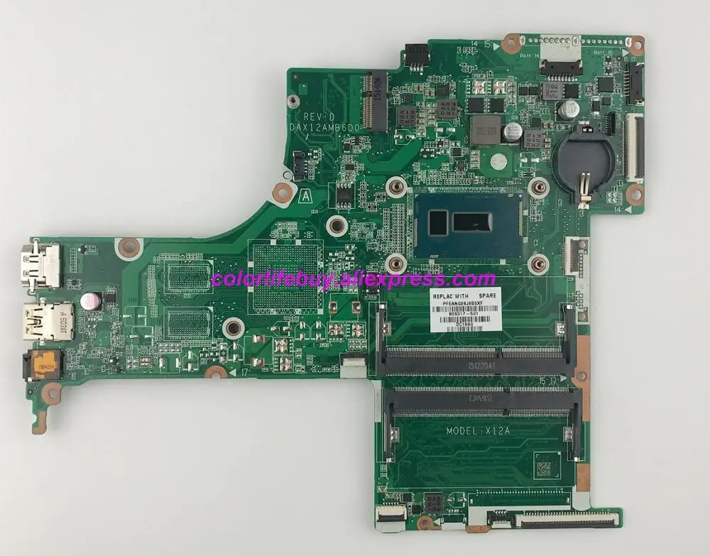 

Genuine 809317-501 809317-001 809317-601 i3-5010U CPU DAX12AMB6D0 Laptop Motherboard for HP 17-G Series 17T-G000 NoteBook PC