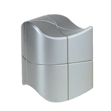 Yongjun 2x2x2 магический куб круглый магический куб головоломка игрушка для Тренировки Мозга-гальваническое серебро